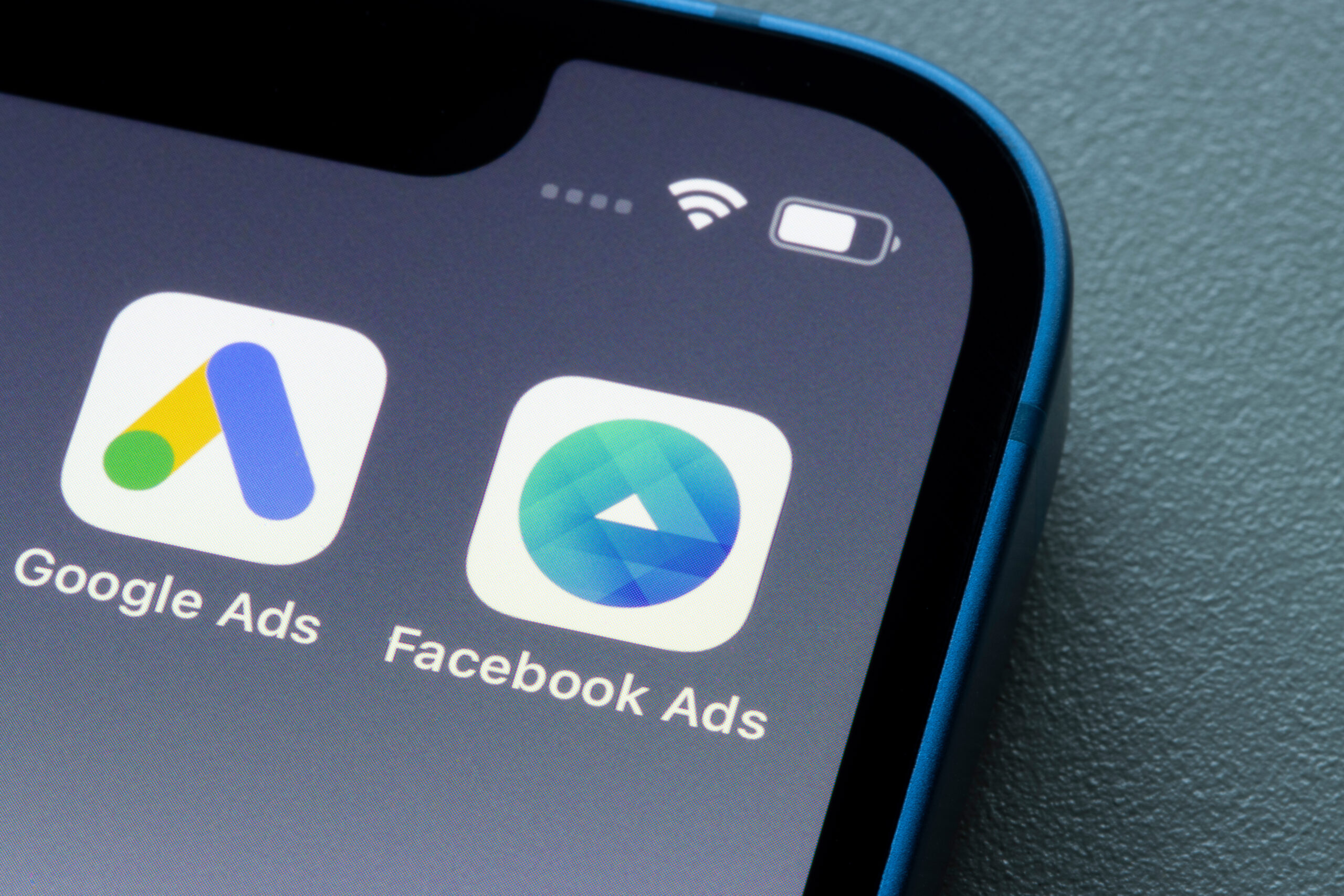 Facebook Ads Manager and Google Ads